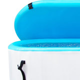 Solstice White Polyvinyl Chloride (PVC) Insulated Ice Bath Lid , No Chiller Included
