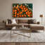 Fruit, mandarine, art mural sur toile-809594503