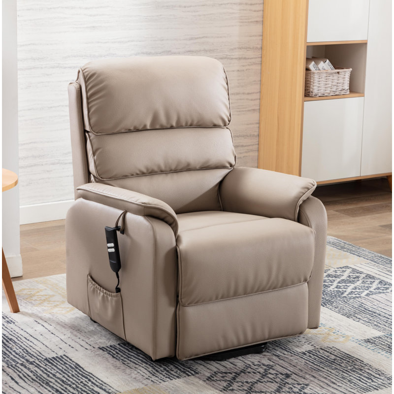 Ein Faux Leather Lift Assist Recliner