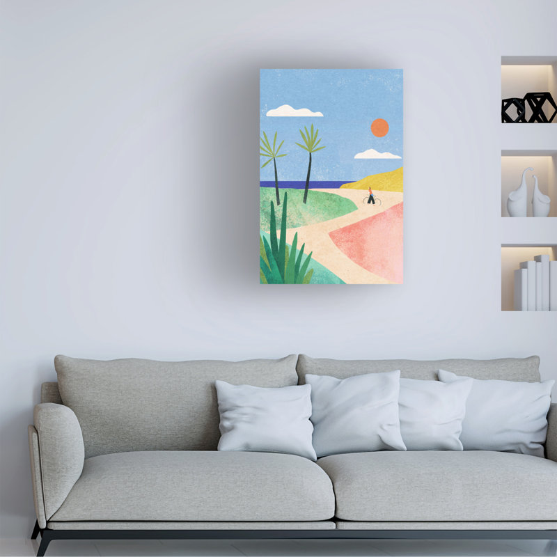 Beach Girl - Impression sur toile tendue