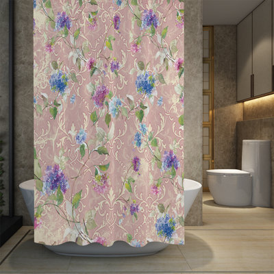 Winefred Floral Single Shower Curtain