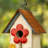 Strader 10.25'' H x 6.25'' W x 4.75'' D Birdhouse-1735521365