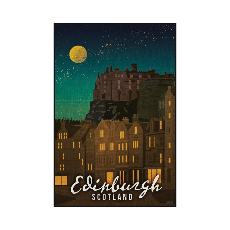 Scotland-Edinburgh by Missy Ames - Wrapped Canvas Print, 20.32 cm H x 30.48 cm W