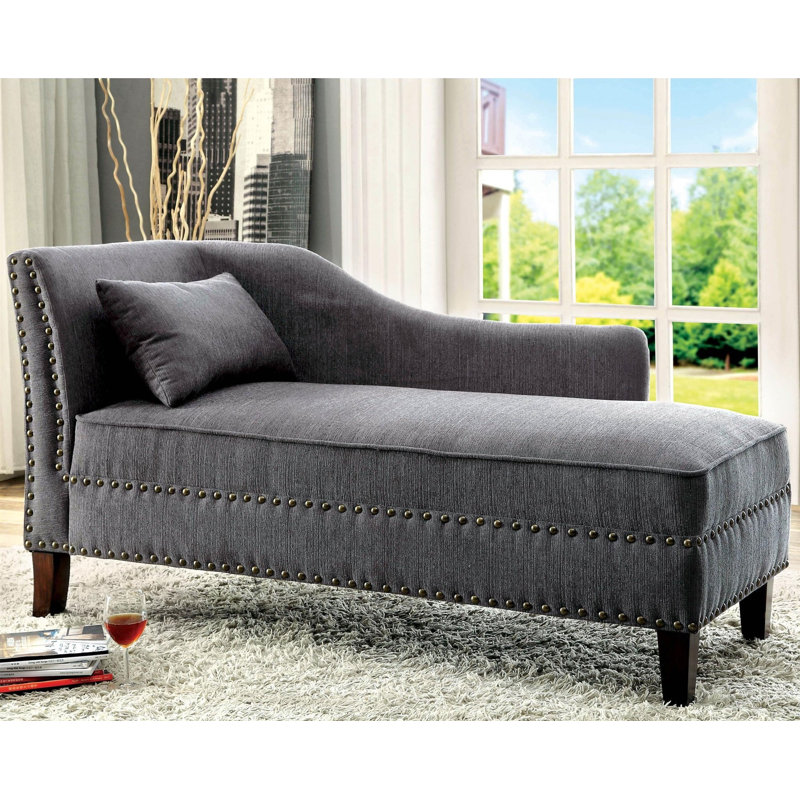 Chaise transitionnelle l 61,4 po, gris, Gris
