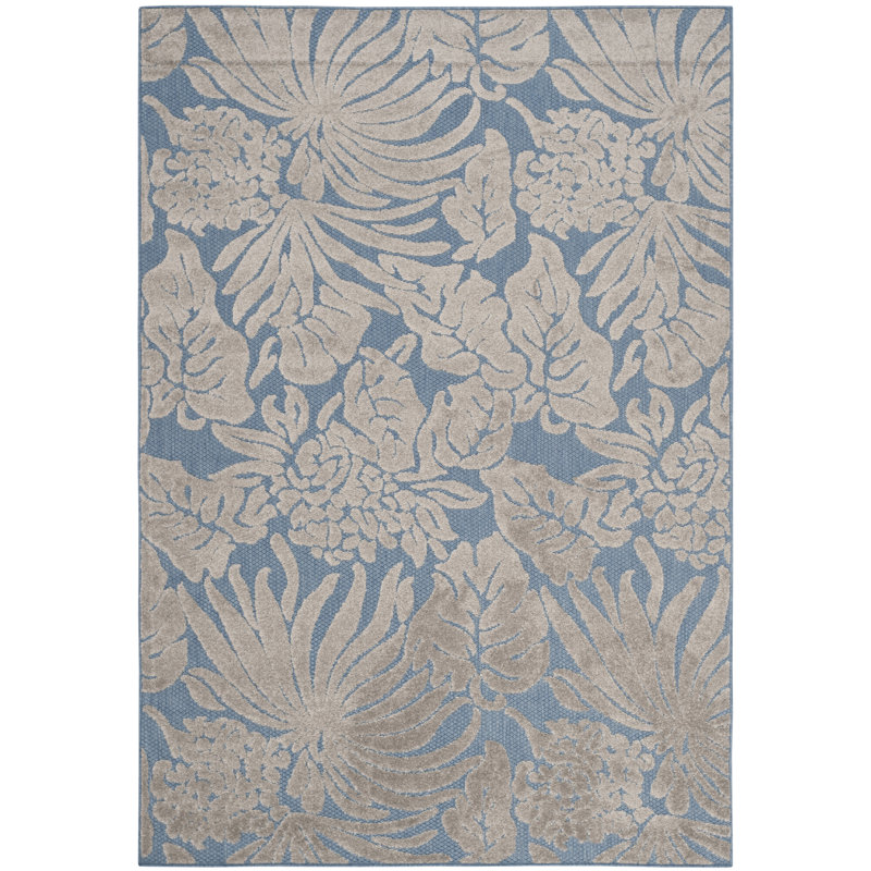 Tapis bleu Patricia, Rectangle 3 pi 3 po x 5 pi 3 po