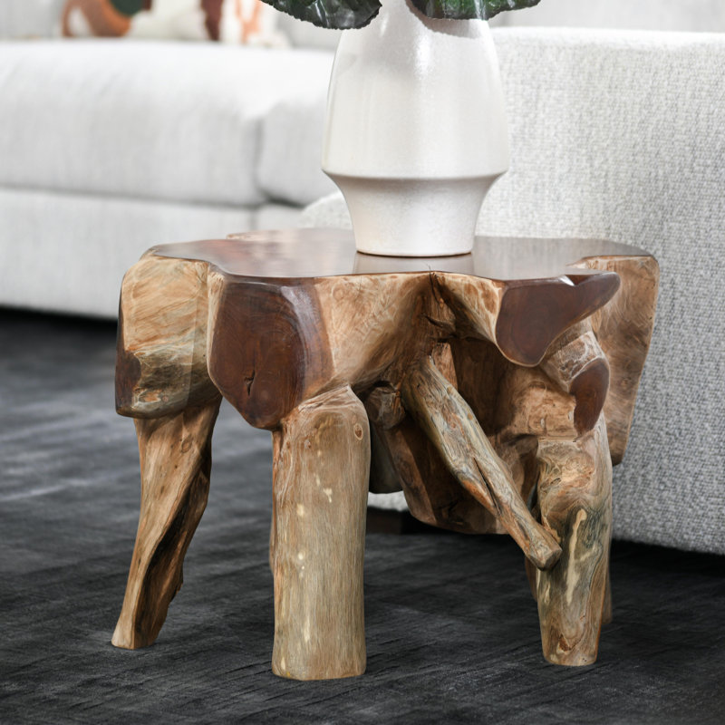 Groot Solid Wood End Table
