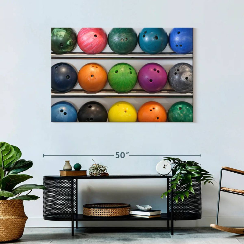 Sireci Bowling Balls, 30" H x 45" W