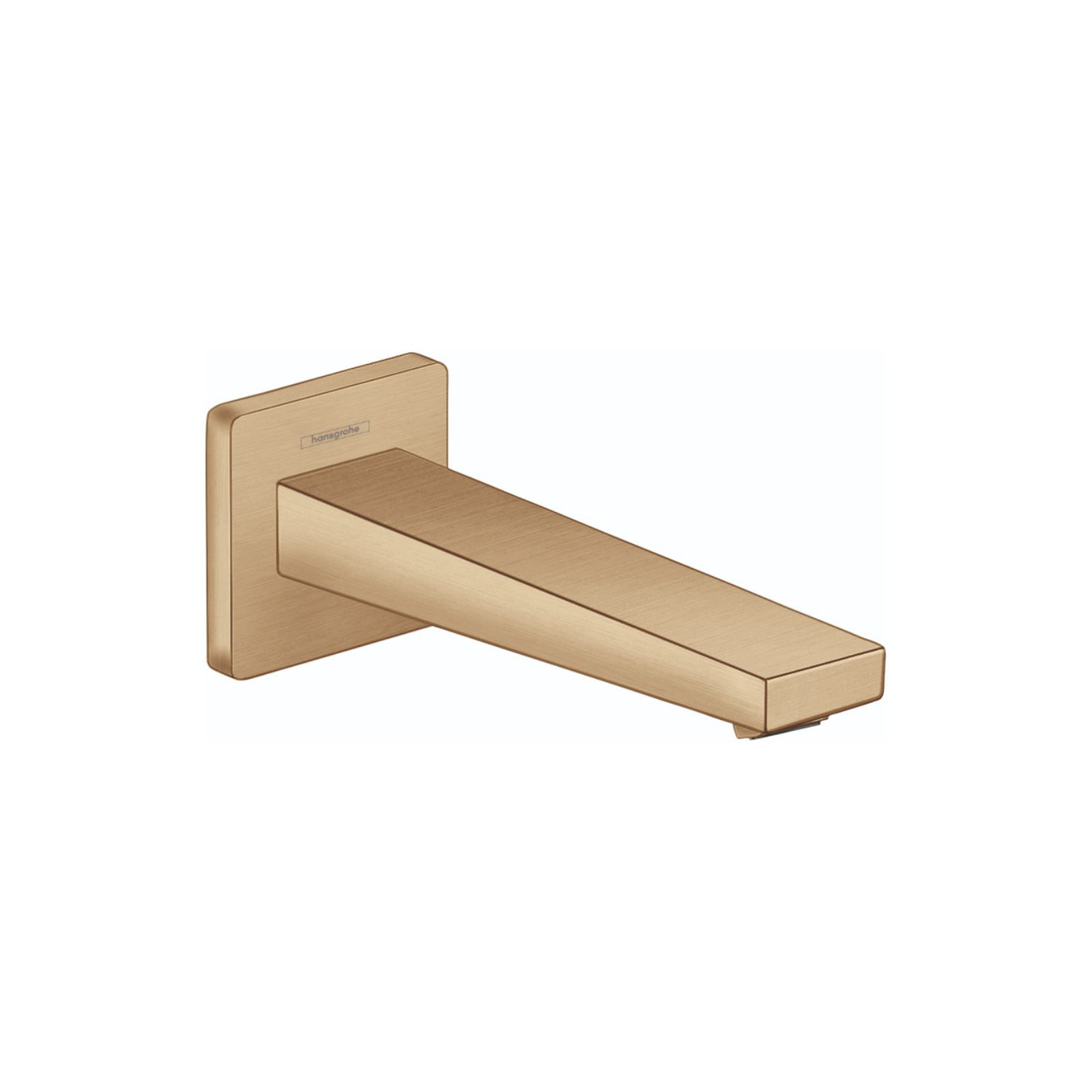 Metropol Wall Mounted Tub Spout, Brushed Bronze