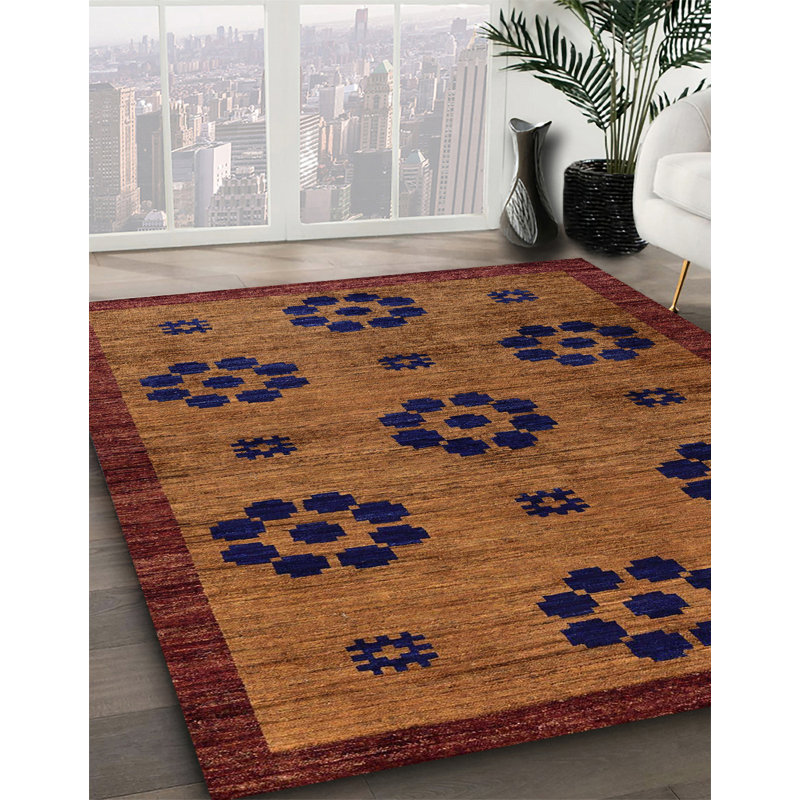 Abstract Indoor Rug, Rectangle 7' x 10'