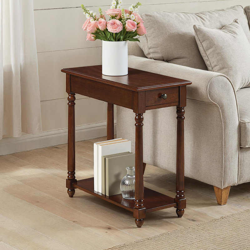 Table de bout avec 1 tiroir Mayall, Espresso