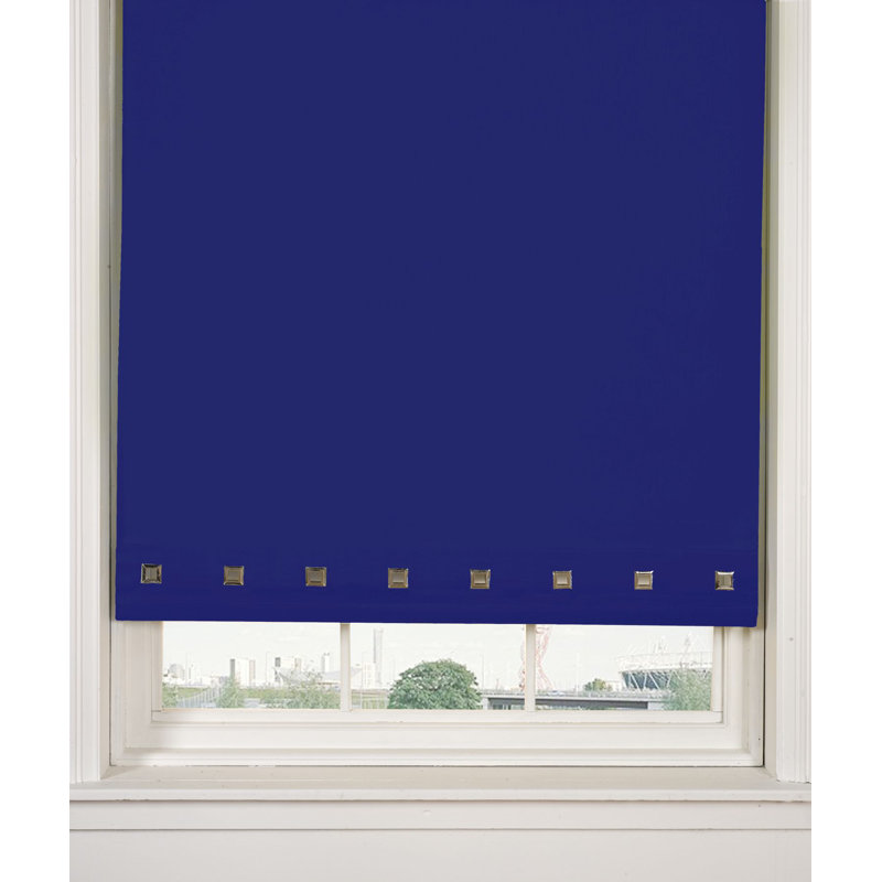 Blackout Roller Shade, Royal Blue, 165 cm L x 180 cm W