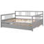 Lit de jour avec couchette en bois-125300304