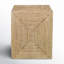 Evana Open Storage Woven End Table