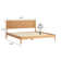 Asho Solid Wood Platform Bed with Reeded Headboard