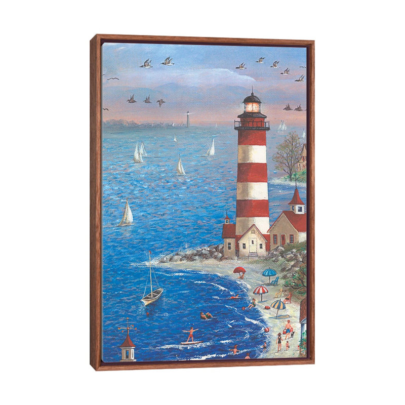 Summer Fun 1 Piece Wall Art on Canvas, 66.04 cm H x 45.72 cm W x 4.445 cm D, Classic Wood