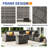 5 - Person Outdoor Rattan Sectional Seating Group with Fire Pit-1986738567
