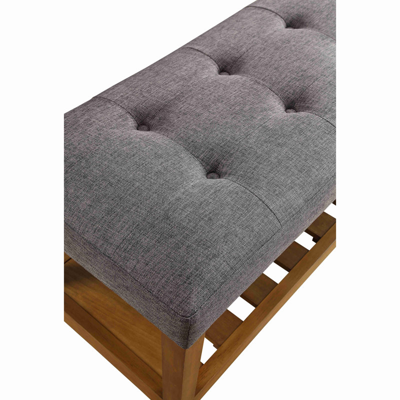 Fabric Bench, Gray