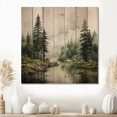 " Pine Tree Silent Wilderness "