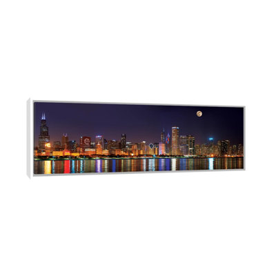 " Chicago Cubs Pride Lighting Across Downtown Skyline II, Chicago, Illinois "