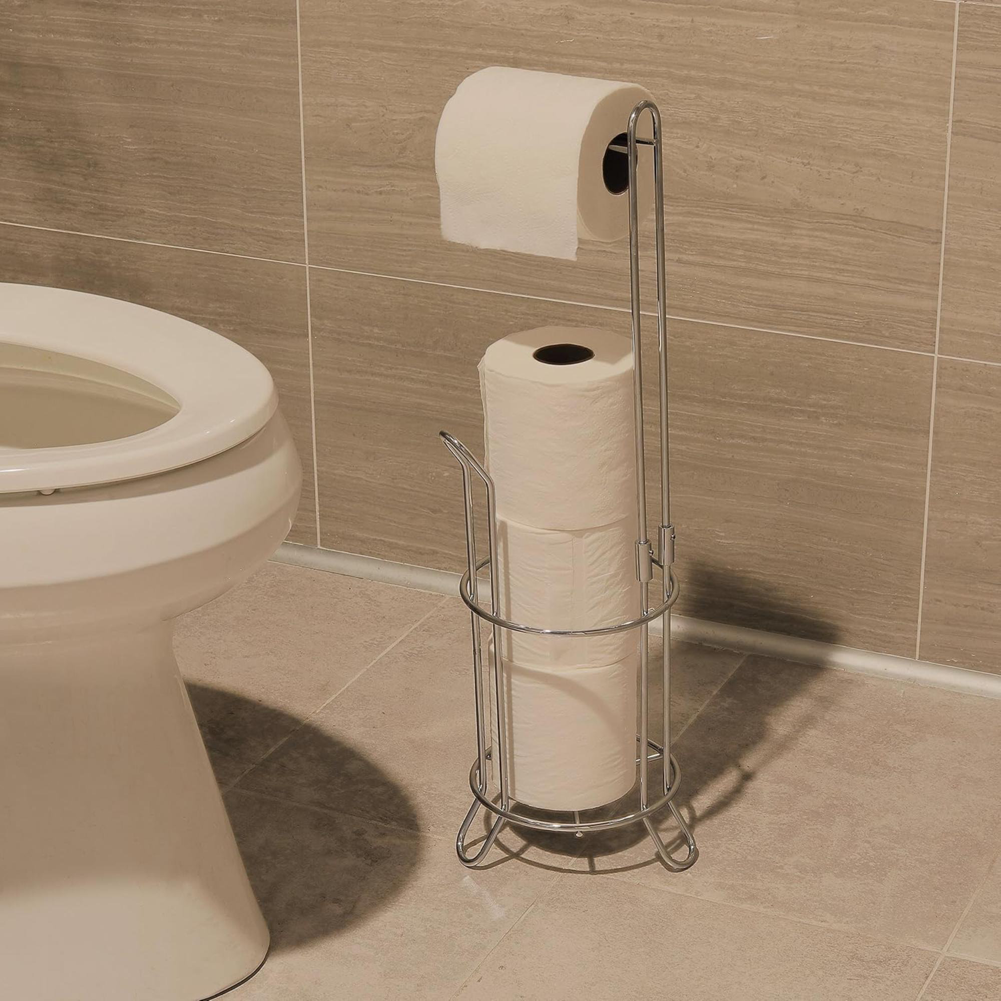 Textiles Hub Bathroom Toilet Tissue Paper Roll Storage Holder Stand ...