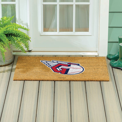 Grand tapis en fibre de coco Cleveland Guardians, 36 po x 24 po