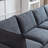 Hepworth Dejohn Corduroy Sectional Sofa With Ottoman-109010513-109010509