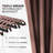 Levatt Classic Modern Solid Room Darkening Curtains, Rod Pocket / Back Tabs-1409218764-1409218769