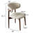 Sachelle Solid Wood and Upholstered White Side Chair Dining Chair, No assembly required (Set of 6)-1635975065-1639587783