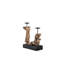 Wood Tabletop Candelabra