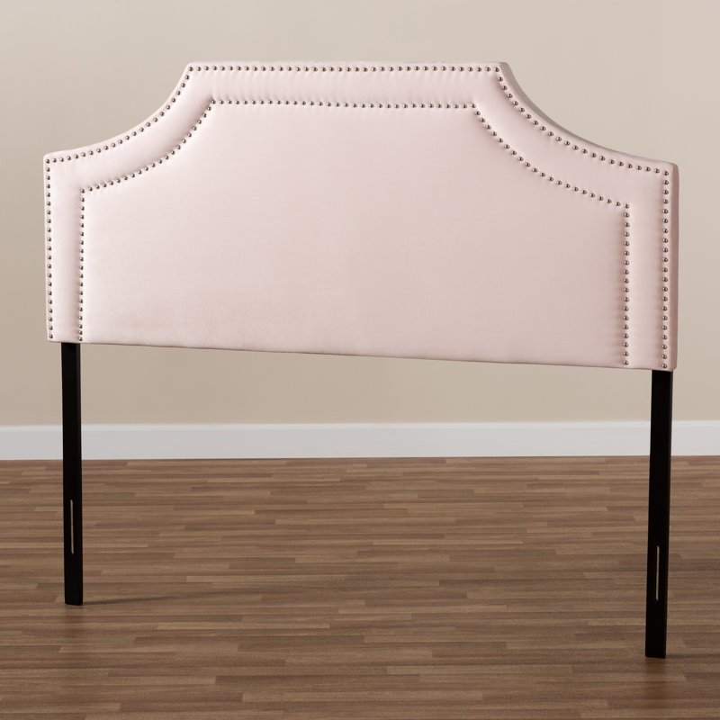 Meichele Upholstered Headboard, Queen, Light Pink