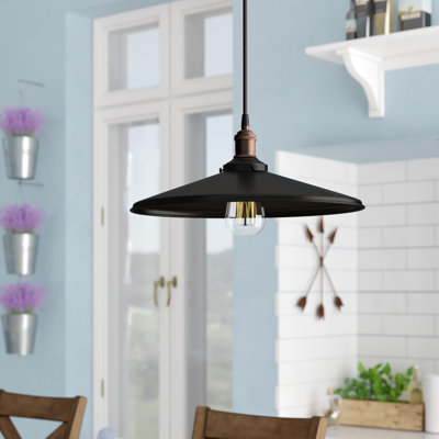 Luminaire suspendu conique à 1 lumière Lewandowski