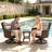 Outdoor Deep Seat Chair Cushions, 6In Thick Patio Furniture Replacement Cushions For Wicker Rattan, Water Resistant Sofa Cushions-963412889-963412885