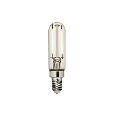 Visual Comfort & Co. LED T6 shape 2.5W 3000K Warm White E12 Candelabra base Clear Edison Style light bulb