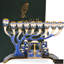 Menora de conception dreidel et jérusalem