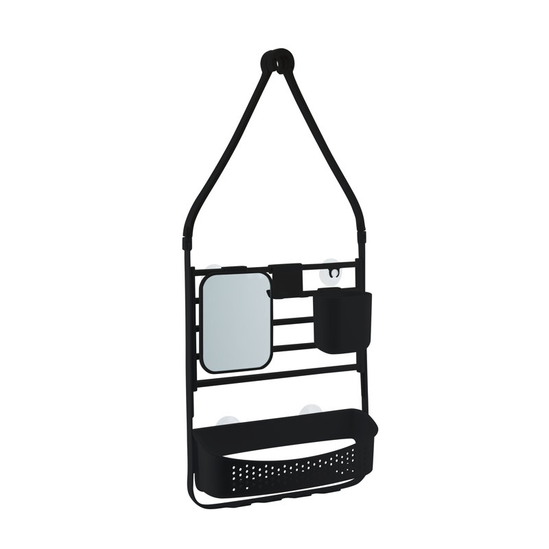 Serviteur de douche suspendu , Noir