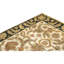 Hand Knotted Wool Oriental Area Rug in Ivory And Black
