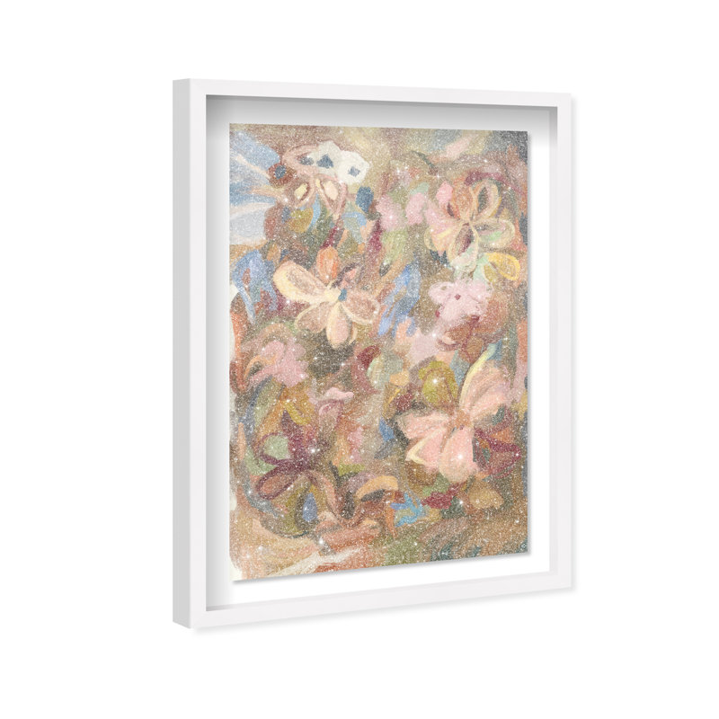 Moving Eden II Shadowbox Abstract Print by Oliver Gal, Black Frame, 10 x 15, 31.5"H x 21.5"W, White Shadowbox