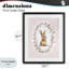 Printemps Gingham Rabbit, reproduction encadrée sous verre, conception par Christine Simpson Art-806544471-806544469