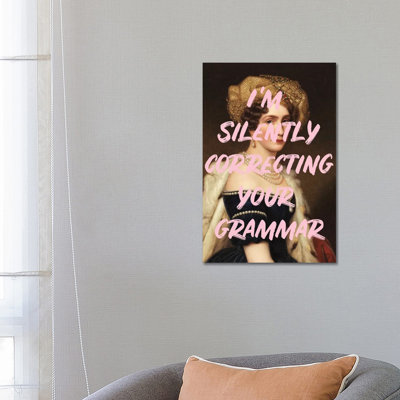 Grammar Queen - Print on Canvas