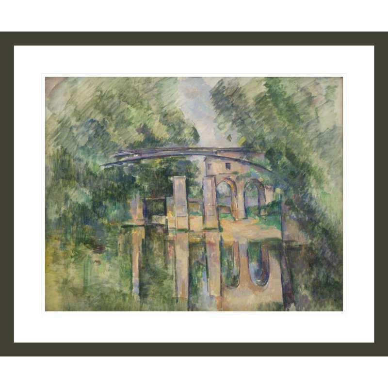 «The Aqueduct and Lock» par Paul Cézanne, impression giclée encadrée, H 23,5 po x l 28,1 po