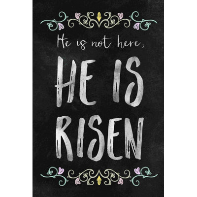 " Risen Easter Chalk "