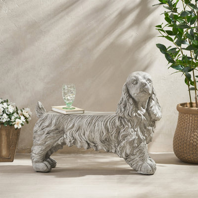STATUE DE COWER SPANIEL DOG