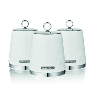 Elegance Iron Canister - Set of 3