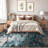 Modern Abstract Machine Washable Non-Slip Rug, Non-Shedding Contemporary Accent Rugs, Low Pile Indoor Carpet for Living Room, Bedroom-1799412305