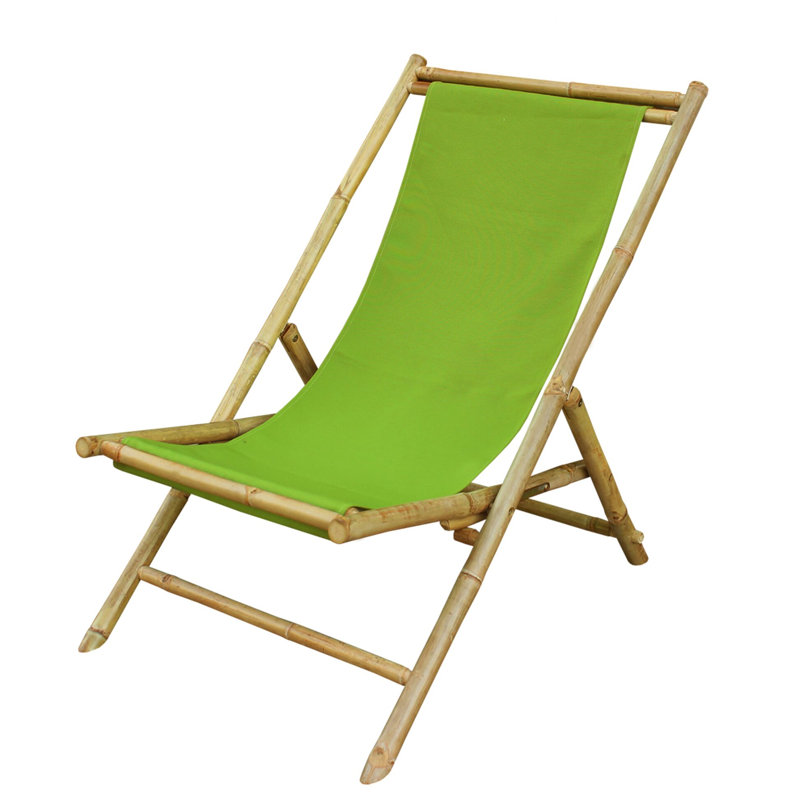 Kristi Folding Deck Chair, Green