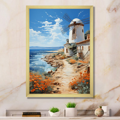 Reproduction sur toile espagnol, moulins à vent de côte II