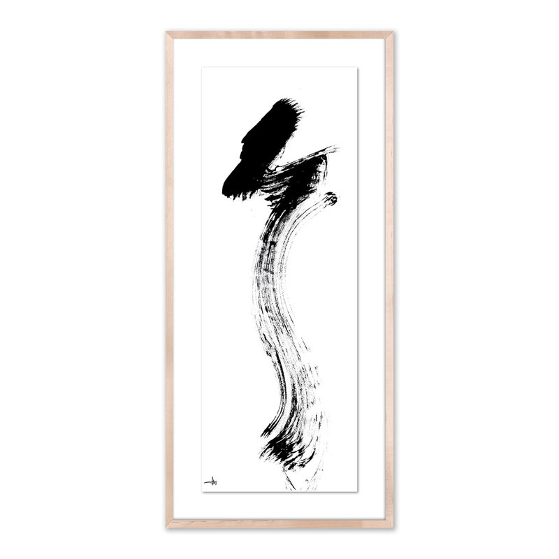 Ascertive Painting by Johan Gert Manschot, Natural, 72" H x 31" W x 2.5" D
