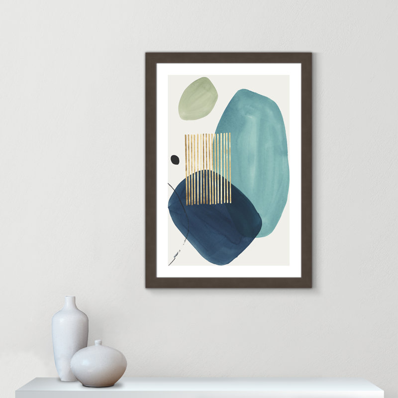 Pistachio Dreams - reproduction de cadre photo, H 16,5 po x l 14,5 po x P 1,25 po, Cadre bronze industriel brossé