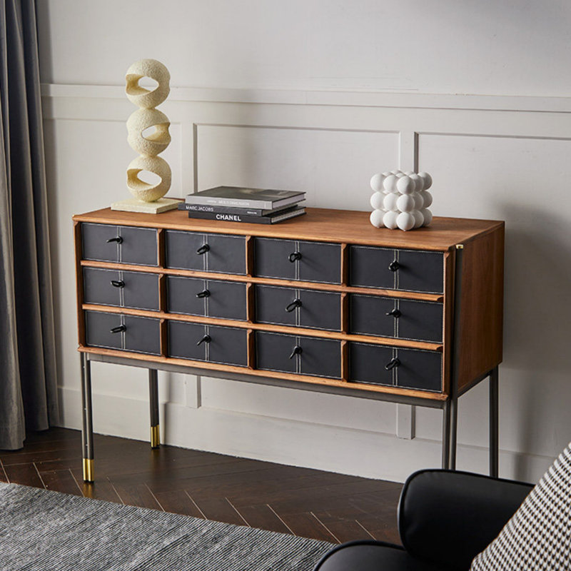Buffet multi-tiroirs de style rétro