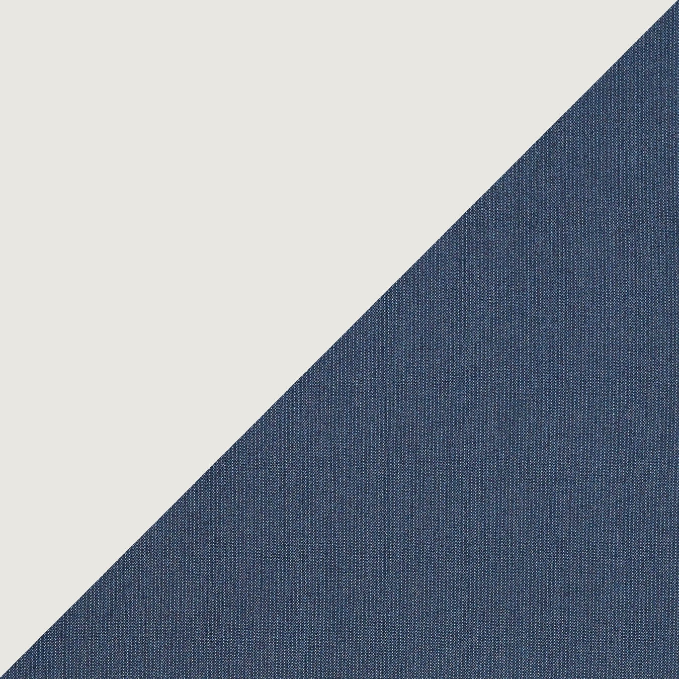 Furston Lumbar Throw Pillow, 13" x 20", White/Indigo
